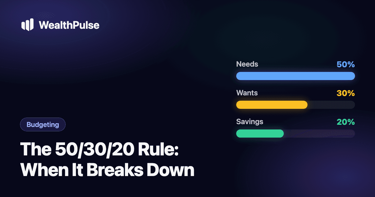 The 50/30/20 Rule: When It Breaks Down and How to Use It